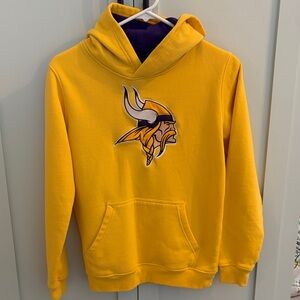 NFL Yellow Hoodie with Viking Emblem